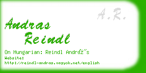andras reindl business card